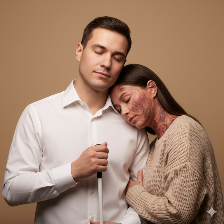 Me Casé con un Hombre Ciego Porque Creí que No Podía Ver Mis Cicatrices — Pero en la Noche de Nuestra Boda, Me Susurró Algo que Heló Mi Alma