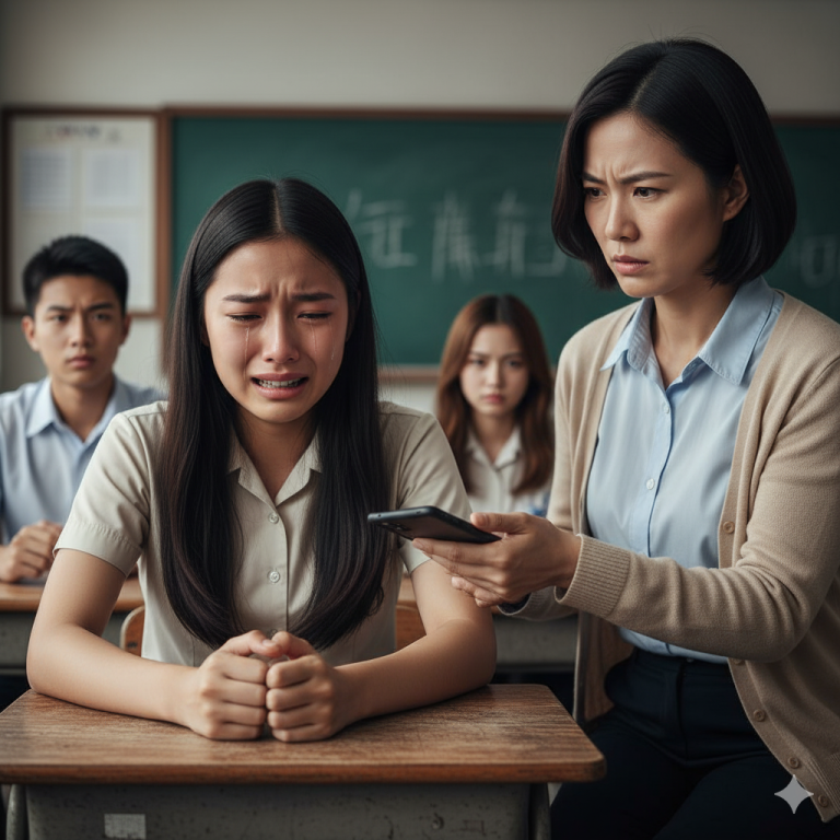 LE PUSIERON EL CELULAR DE UNA COMPAÑERA EN MI MOCHILA PARA QUE ME CULPARAN A MÍ