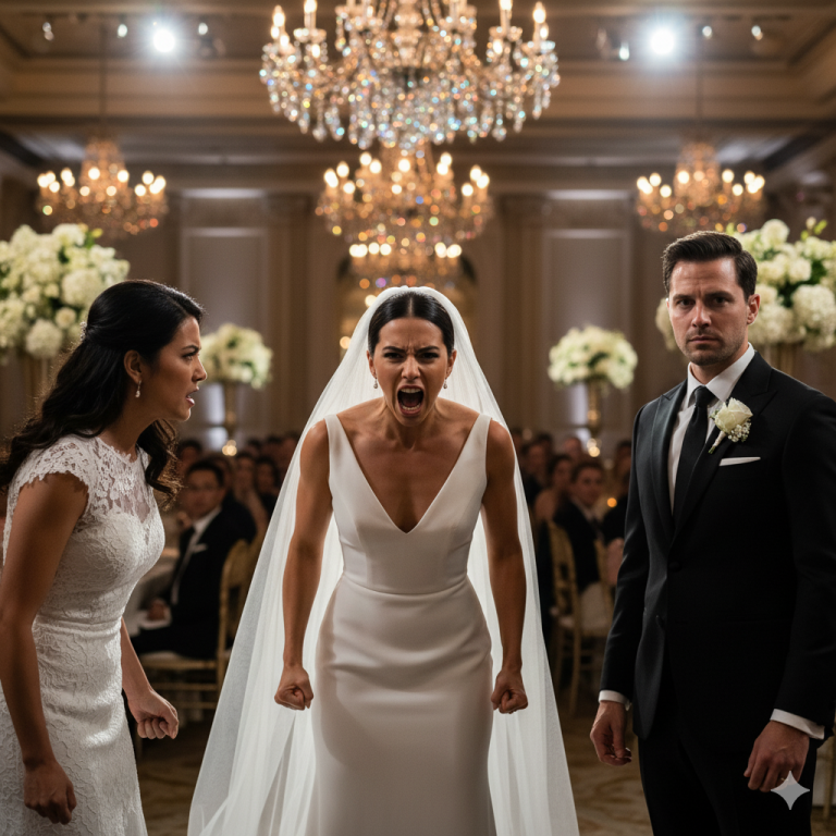En la boda de mi hermana, ella me colocó deliberadamente en la mesa de solteros, sus ojos brillando con crueldad mientras esperaba que yo rompiera.