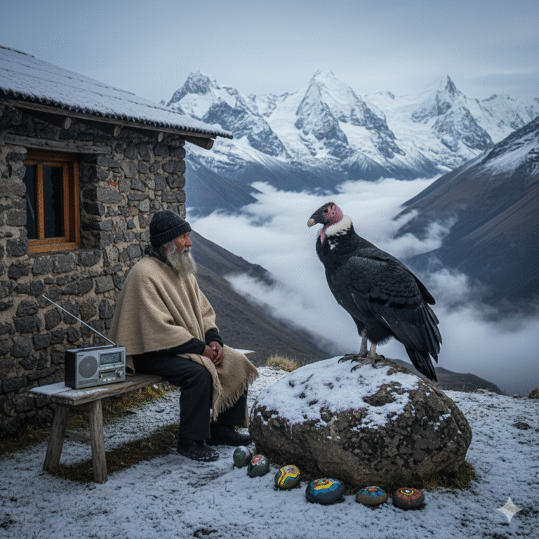 Cada invierno, un águila vuelve a buscarlo: la historia real de Don Eladio que conmovió a todo México y casi nadie conoce   Cordillera de los Andes, frontera entre Chile y Argentina.
