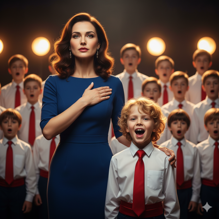 La madre acudió a un concierto benéfico en un orfanato y, de repente, en el escenario vio el rostro de su hijo desaparecido…