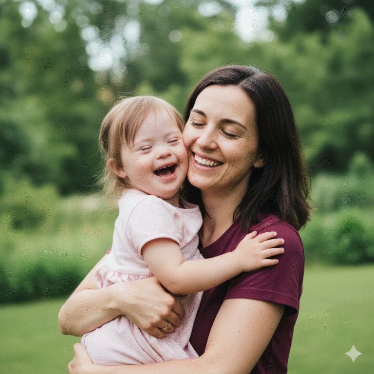 “Me dijeron que no podía ser madre por tener síndrome de Down… hoy estoy criando a una niña que nadie quiso adoptar.”