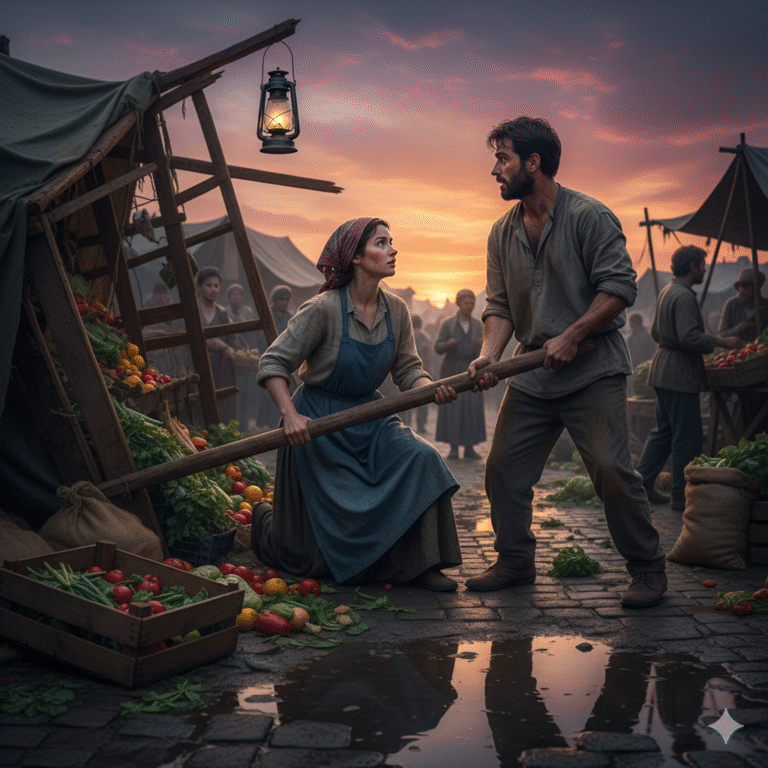 “¿Cómo ayudé a un desconocido con su puesto y descubrí que era un empresario millonario en busca de esperanza real?”