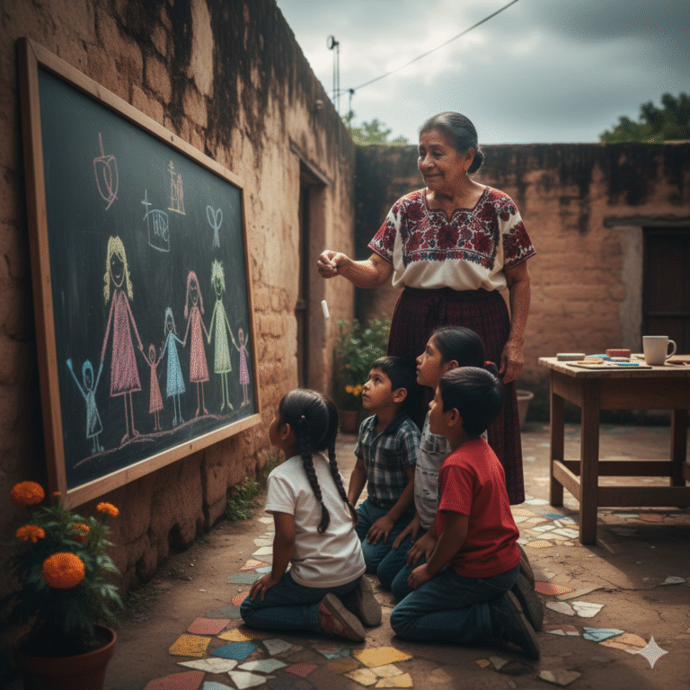 “¿Tiene hijos, maestra?”