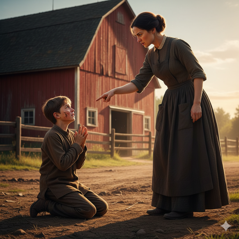No atacó. No retrocedió. Solo gruñó con una gravedad que no venía de los dientes, sino del alma. Otra vez tú. Escupió Sara, acercándose. Thor no parpadeó. Sus ojos eran dos brasas encendidas en medio del barro, dentro del establo. Y Sara escuchaba todo. No se asomó.