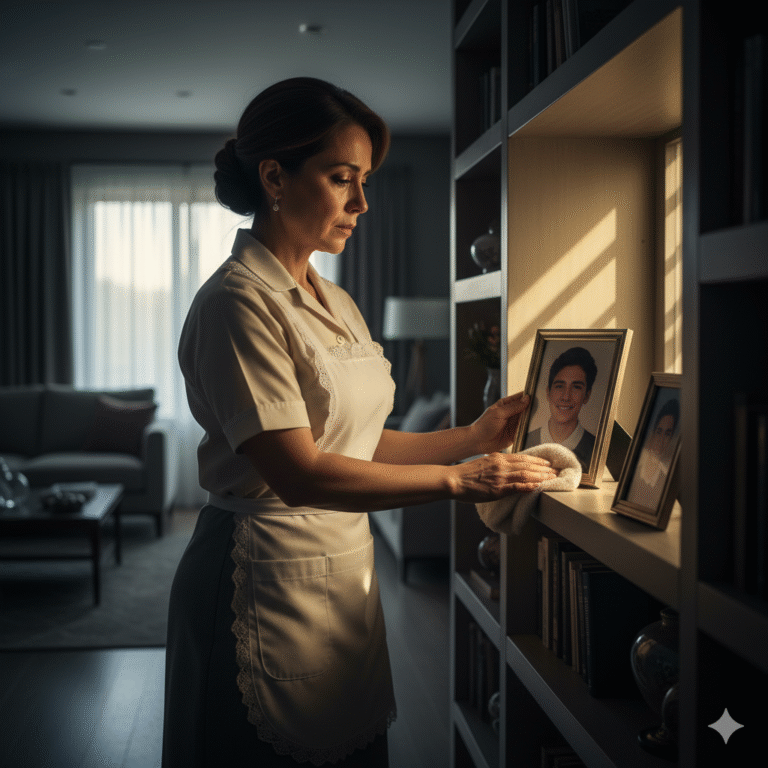 — “¿Y tú por qué sigues aquí, si ya no eres mi mamá?” — me preguntó Daniel, sin saber que soy yo quien limpia su casa cada día.