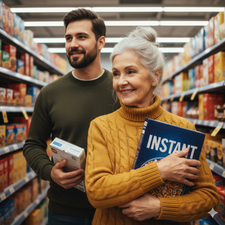  “Gracias por no reírte de mí” — me dijo la abuela en el supermercado
