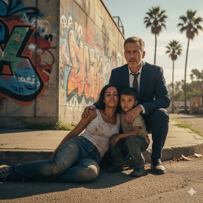 Mãe Sem Teto Desmaia à Beira da Estrada com Seus Gêmeos — Então um Bilionário Parou, e o Final Chocou a Todos