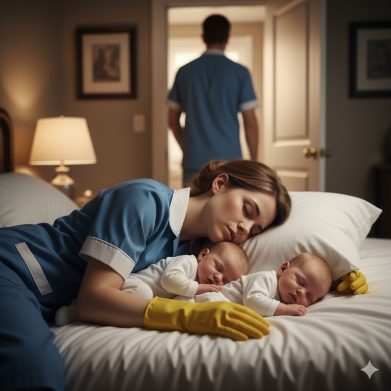 Las gemelas del millonario viudo no dormían… Hasta que la sirvienta pobre hizo algo que lo cambió…