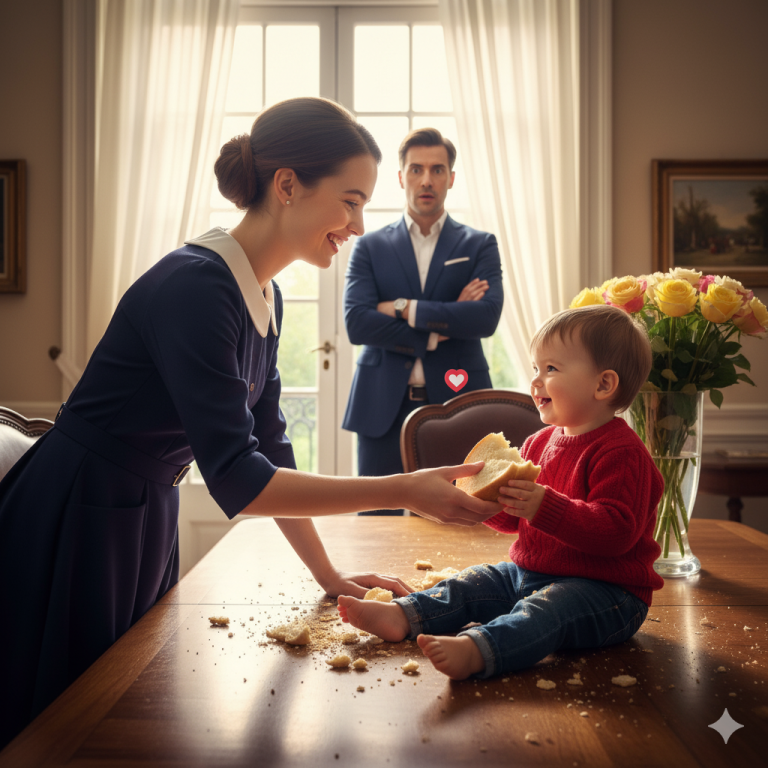 El bebé Millonario se negaba a vivir, pero la limpiadora lo curó con un trozo de pan