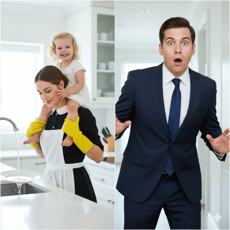 MILLONARIO LLEGA MÁS TEMPRANO A CASA… Y CASI SE DESMAYA CON LO QUE VE