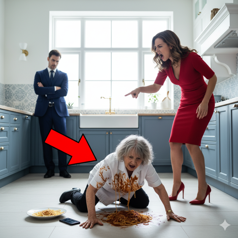 El piso de mármol de la cocina estaba helado, duro, implacable. Y ahí, en ese suelo gélido, se encontraba sentada doña Rosario, una mujer de 72 años. Su cuerpo frágil estaba encogido, las manos temblorosas descansaban sobre el regazo. Frente a ella, un plato hondo con restos fríos.