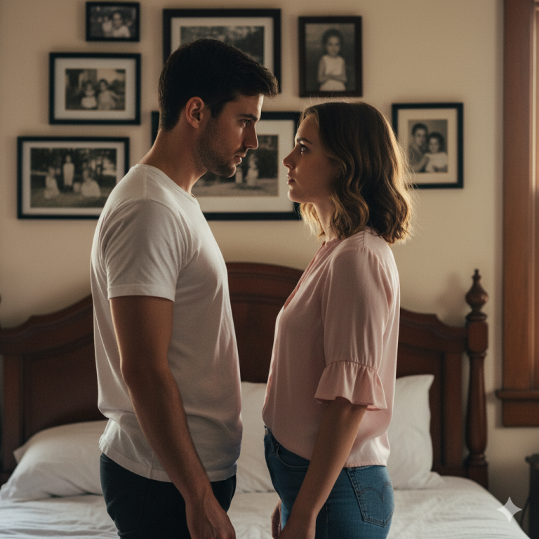 “Cuando fui a la casa de mi exesposa después de 5 años de divorcio, me sorprendí al ver la foto que tenía colgada en la pared. Hice algo inmoral…”