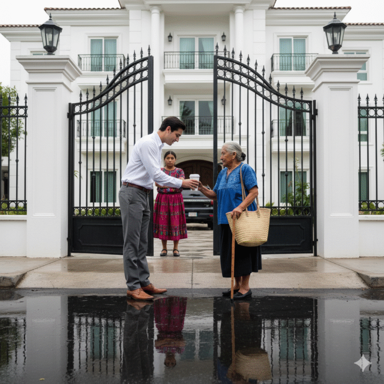 Una madre de 70 años fue a ver a su hijo para pedirle dinero para su tratamiento médico; su hijo solo le dio un paquete de fideos y luego la echó educadamente. Cuando llegó a casa y lo abrió, quedó en shock y no podía creer lo que veía…