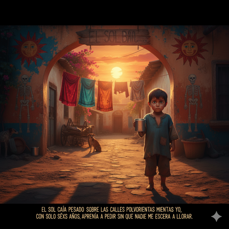 “¿Sabes que el niño que ves en la calle es hijo del hombre más temido de este pueblo?”