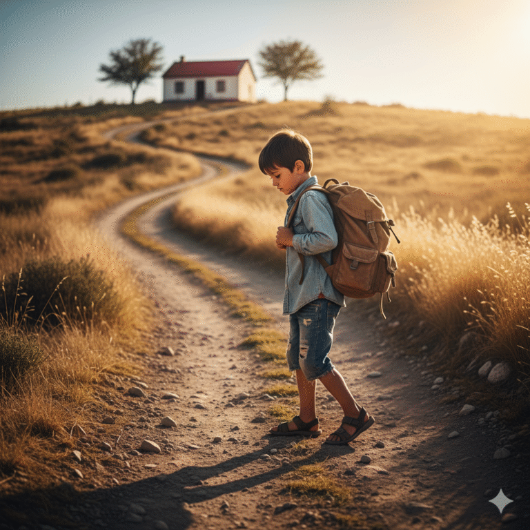 “Caminaba 7 km al amanecer para ir a la escuela. Su papá no lo apoyaba… hasta que un día todo cambió”
