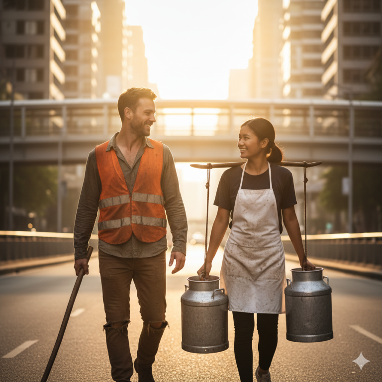 “El millonario que fingió ser pepenador para descubrir quién lo amaría sin su dinero”