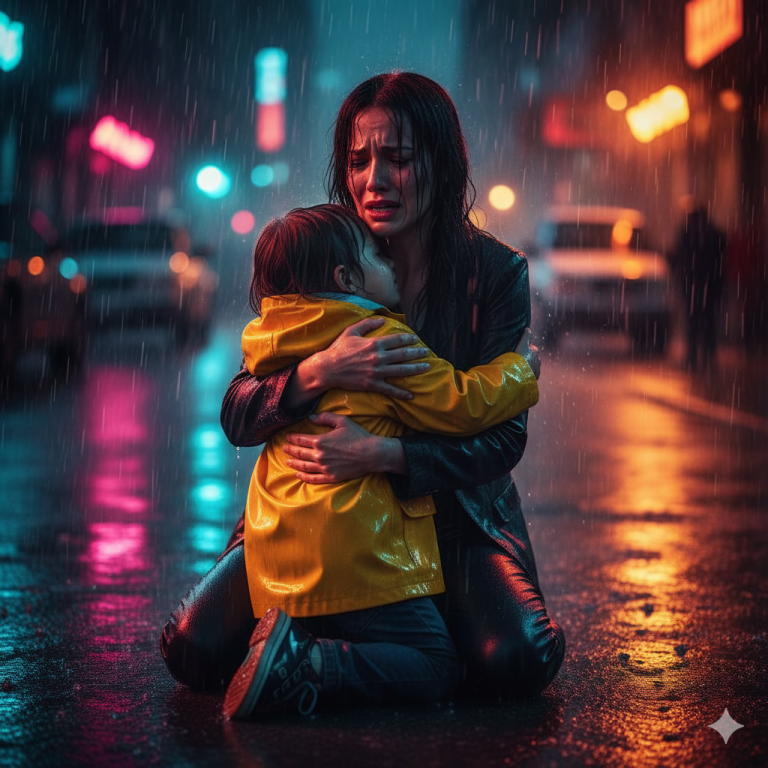 Un niño de 4 años camina bajo la lluvia en busca de su madre, después de que su padre falleciera y ella se casara de nuevo – La frase “¿Mamá, ya volviste conmigo?” conmovió a millones de corazones…