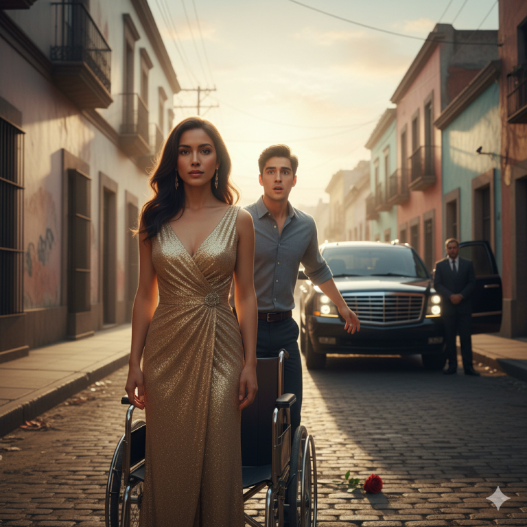 💔 “Pensó que ella era pobre y discapacitada… pero cuando se levantó de la silla de ruedas, su lección le dolió más que cualquier rechazo” 💥