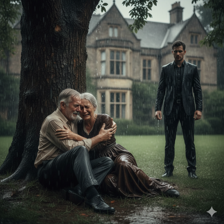 💔 MILLONARIO LLEGA SIN AVISAR ENCUENTRA SUS PADRES BAJO LA LLUVIALO QUE HIZO DEJÓ TODOS SIN PALABRAS