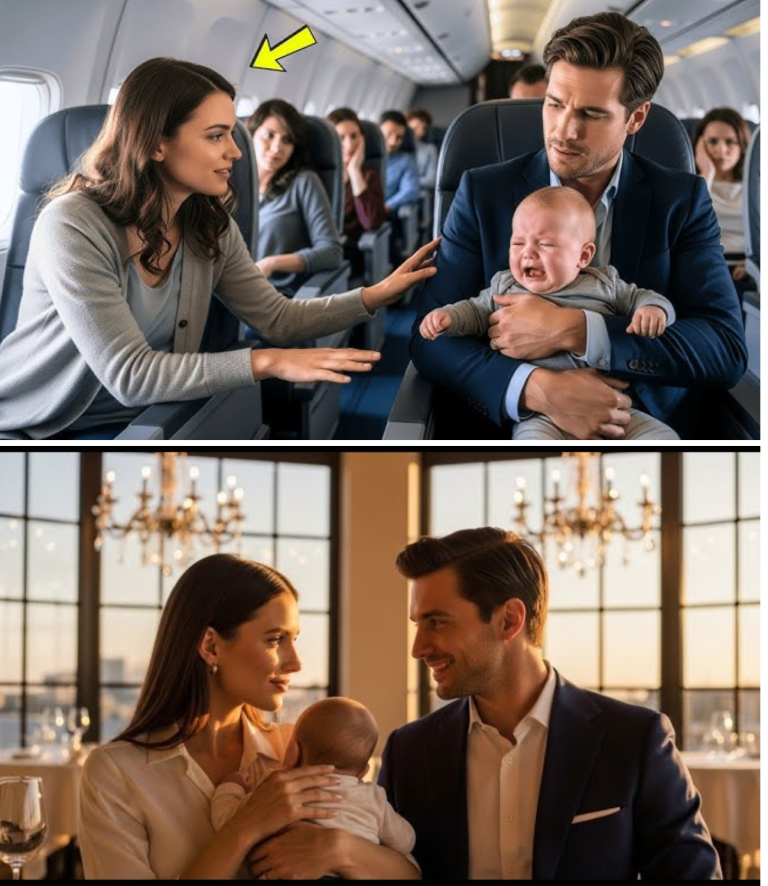 El milagro a 35,000 pies: cómo una madre pobre cambió la vida de un viudo millonario mientras estaban en el aire