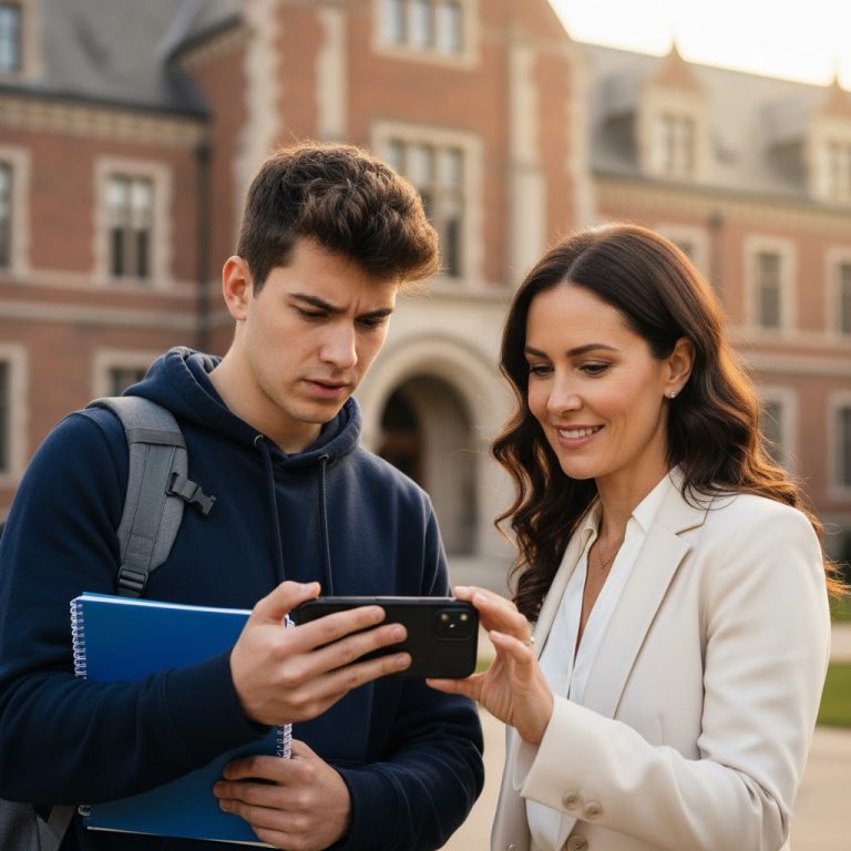Un estudiante sin dinero prestó su teléfono a una desconocida — sin saber que era una millonaria que luego lo llamaría…