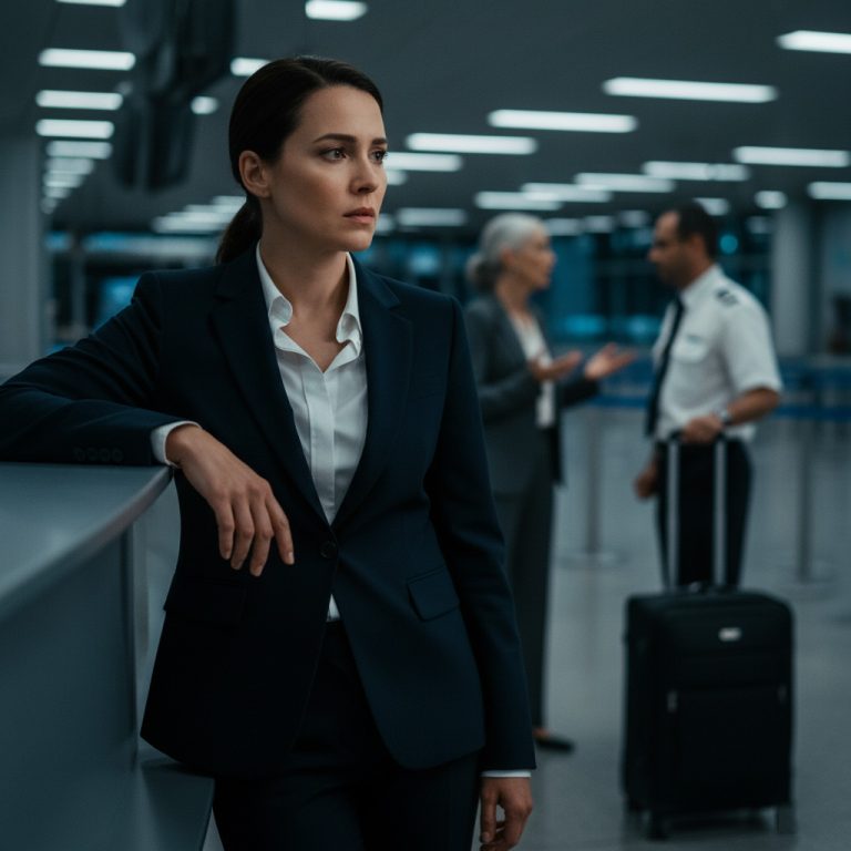 Olvidada por su esposo en el aeropuerto, estaba a punto de irse cuando vio a su suegra hablando con un taxista. Lo que escuchó a escondidas hizo que su corazón se disparara y cambió su vida para siempre.