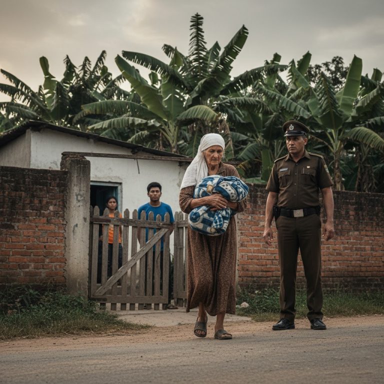 Creyendo que habían engañado a la anciana para que firmara todos sus bienes, la pareja echó de su casa a su propia madre. Pero solo 48 horas después, ella regresó trayendo algo que hizo temblar a los dos.