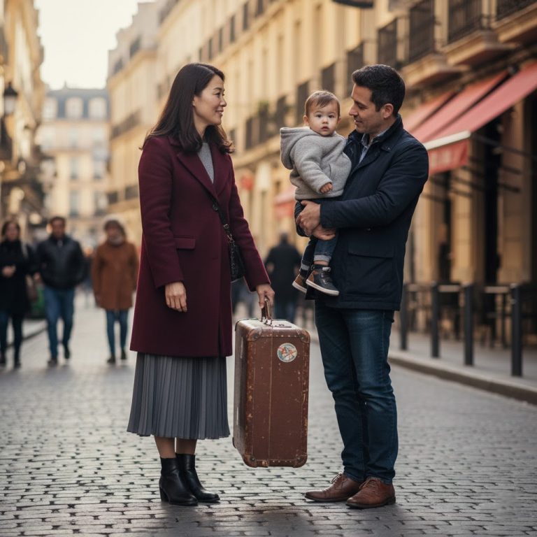 En la calle, una mujer me dio un niño y una maleta llena de dinero, y dieciséis años después descubrí que era el heredero de un multimillonario.