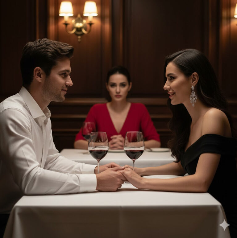 Mi marido reservó una cena con su amante, yo reservé la mesa justo al lado y invité a alguien que lo avergonzaría por el resto de su vida…