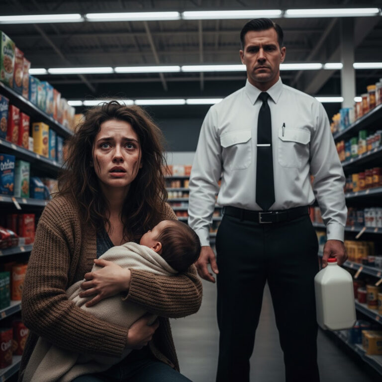 La niña abrazó a su hermano menor y rogó por leche; lo que hizo el empresario millonario cambió su vida para siempre.