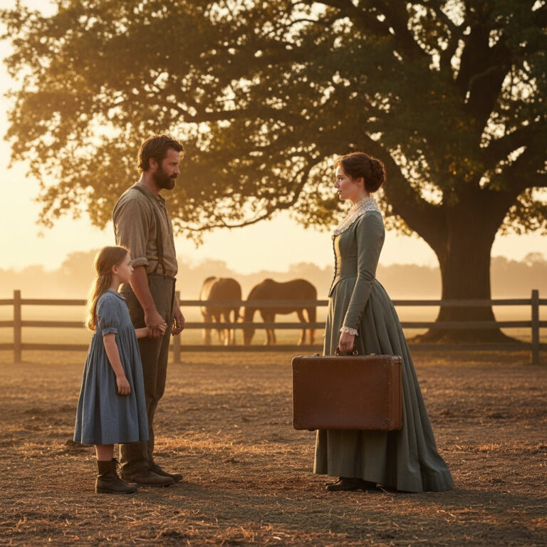 El GRANJERO VIUDO la contrató para CUIDAR a sus HIJOS… Pero NUNCA IMAGINÓ lo que ella HARÍA…