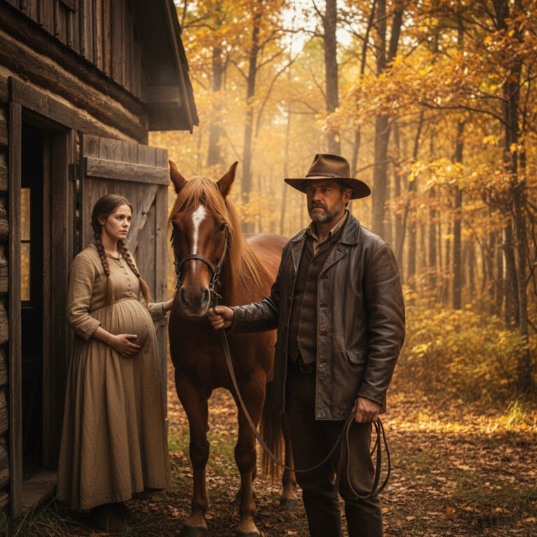 Un hombre virgen e infértil de las montañas heredó una cabaña por 1 dólar: encontró a una adolescente embarazada viviendo dentro…