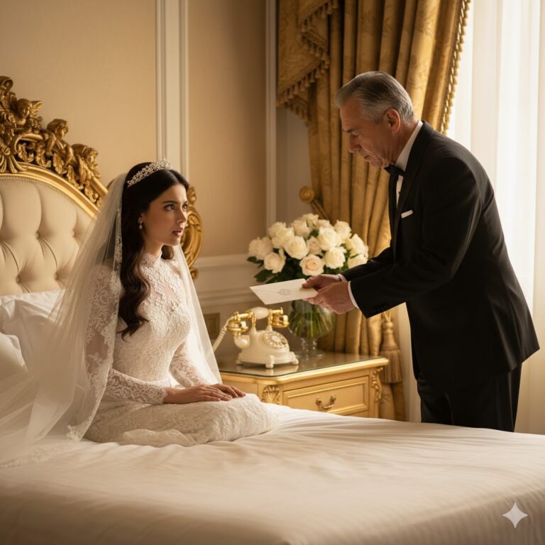 La noche de bodas, mi suegro me metió diez billetes de cien dólares en la mano y tartamudeó: “Si quieres vivir, ¡huye de aquí ahora mismo!”…