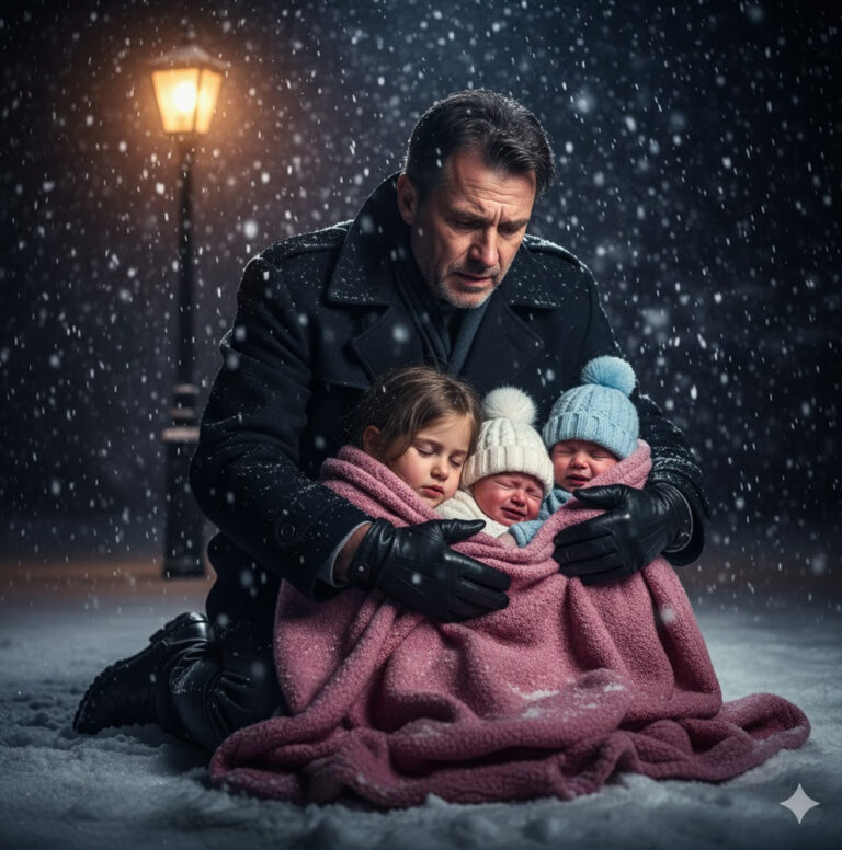 Un joven multimillonario rescata a una niña inconsciente que sostiene a gemelos en un parque helado. Pero cuando ella despierta en su mansión, un secreto impactante cambia su vida para siempre.