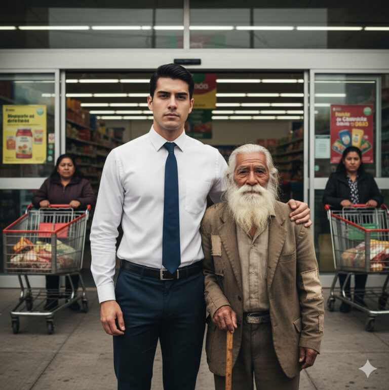 A los noventa años, me disfracé de un anciano miserable y entré en mi propio supermercado — lo que ocurrió cambió para siempre mi legado.