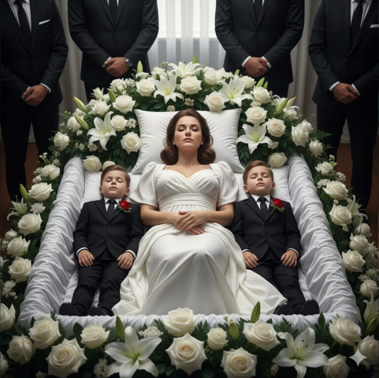 Madre y sus hijos gemelos mueren el mismo día, pero en su funeral ocurre un detalle que deja a todos sin aliento