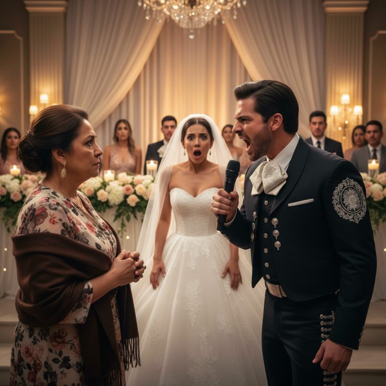 En la boda, el hijo insultó a su madre — entonces ella tomó el micrófono…