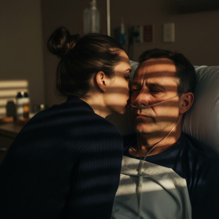 Durante 12 años, ella supo que su esposo le era infiel, pero nunca dijo una palabra. Cuidó de él, fue una esposa ejemplar… hasta que, en su lecho de muerte, le susurró una frase que lo dejó helado y sin aliento: el verdadero castigo apenas comenzaba.