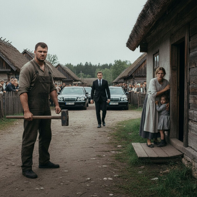 A los 36 años me casé con una mujer sin hogar — años después, tres autos de lujo llegaron al pueblo y todos descubrieron quién era realmente