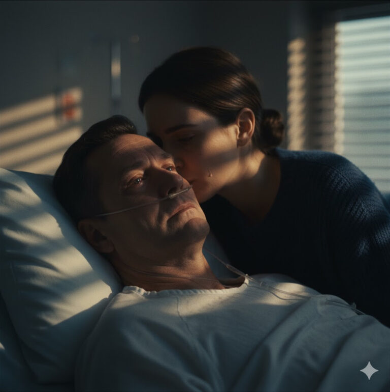 Durante 12 años, ella supo que su esposo le era infiel, pero nunca dijo una palabra. Cuidó de él, fue una esposa ejemplar… hasta que, en su lecho de muerte, le susurró una frase que lo dejó helado y sin aliento: el verdadero castigo apenas comenzaba.