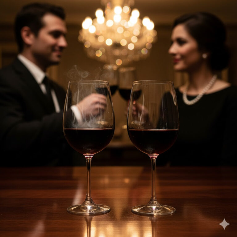 En nuestro aniversario, vi a mi esposo echar algo en mi copa. La cambié por la de su hermana…