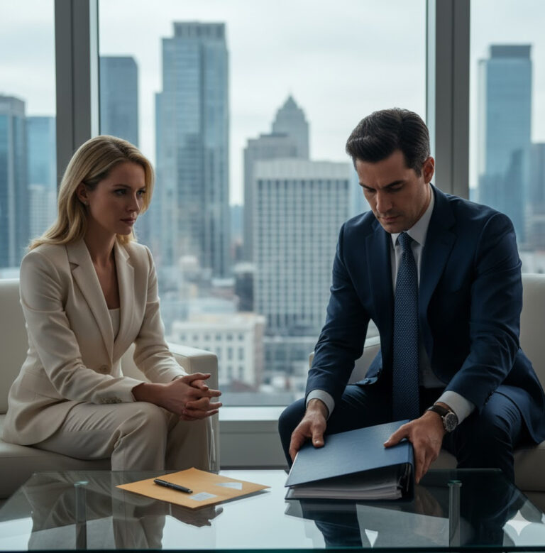 Cuando su marido la engañó, ella lo ignoró. Cuando él le presentó los papeles del divorcio, ella inmediatamente mostró sus cartas…