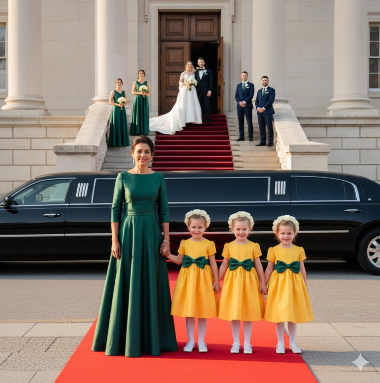 Él Invitó a Su Pobre Exesposa Para Humillarla En Su Boda—Pero Ella Llegó En Una Limusina Con Sus Trillizas…