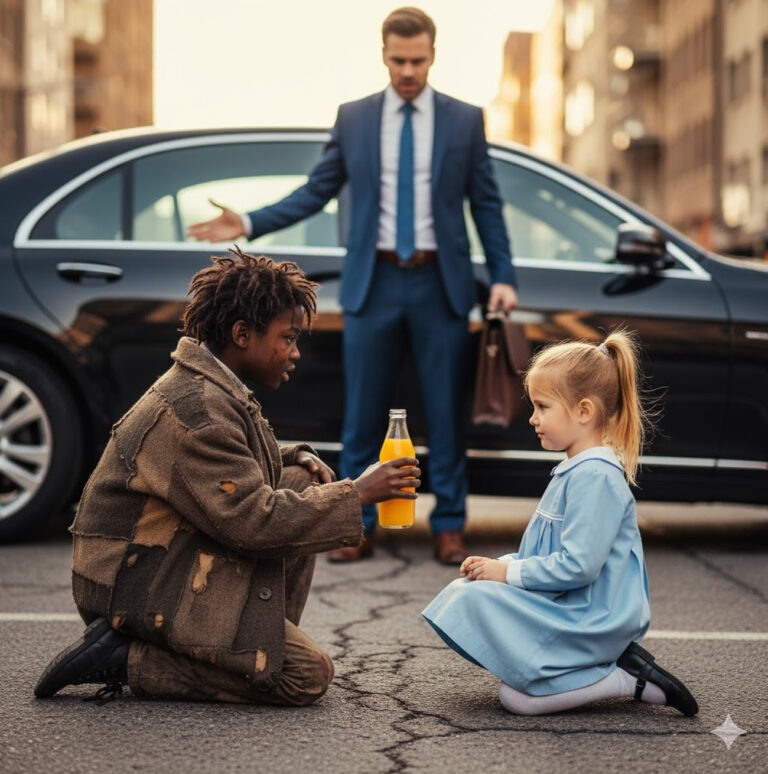 La hija muda del millonario dio un sorbo. Lo que pasó después te hará llorar…