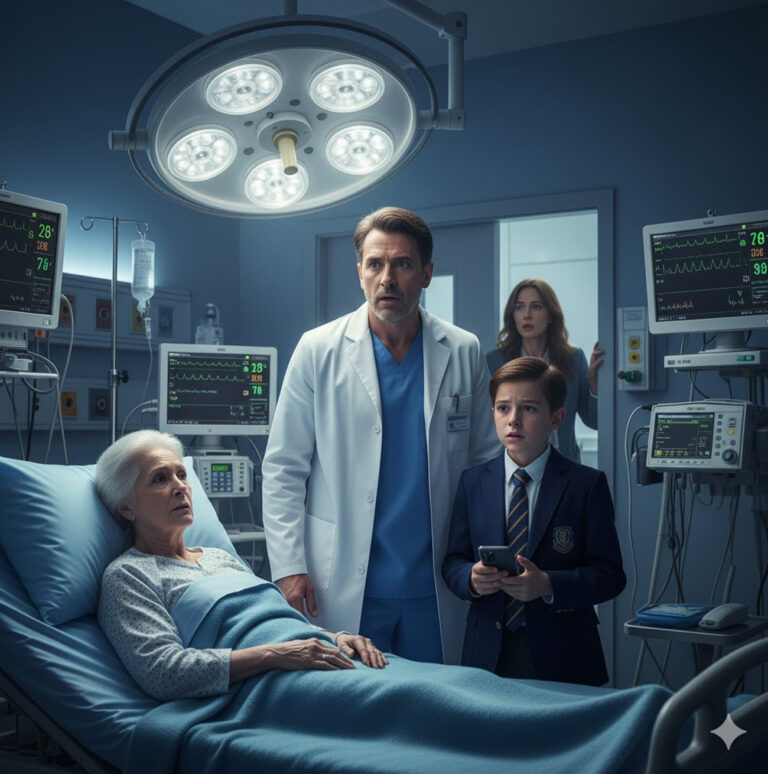 A segundos de donar mi riñón a mi hijo, mi nieto reveló un secreto: su padre era un experimento de…