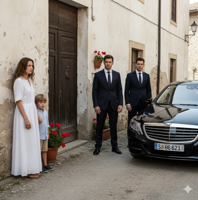 Durante diez años, crié a mi hijo sin su padre — todo el pueblo se burlaba de mí, hasta que un día unas camionetas de lujo se pararon frente a mi casa y el verdadero padre de mi hijo hizo llorar a todos…