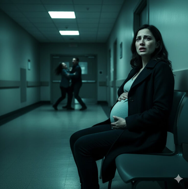 Durante mi ecografía, mi esposo entró con otra mujer embarazada gritando: “¡Mi esposa está a punto de dar a luz!”