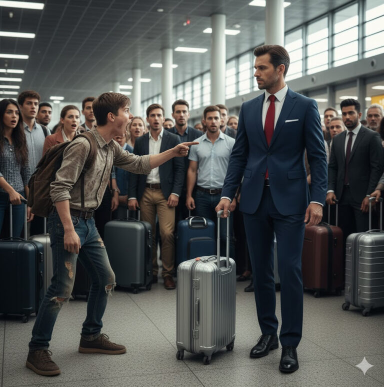 “¡No subas al avión! ¡Va a explotar!” – Gritó un niño sin hogar a un empresario rico, y la verdad dejó a todos sin palabras…