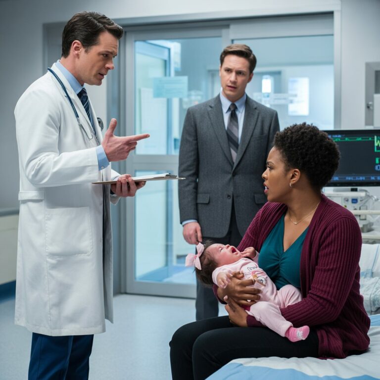 Médico se niega a atender a niña negra porque cree que no tienen dinero para pagarla. Al llegar su padre, pierde su trabajo.